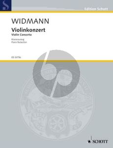 Widmann Concerto Violin and Orchestra (2007) (piano reduction) (piano red. by Erich Hermann)