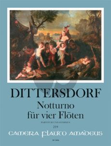 Dittersdorf Notturno 4 Flutes (Score/Parts) (edited by Yvonne Morgan)