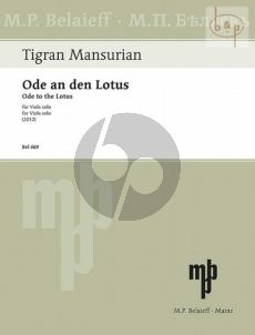 Mansurian Ode to the Lotus (2012) Viola Solo