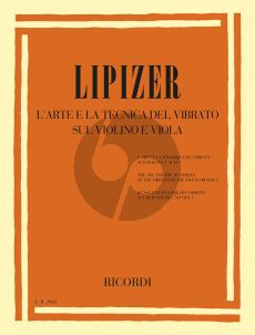 Lipizer L' Arte e la Tecnica del Vibrato sul Violino e Viola