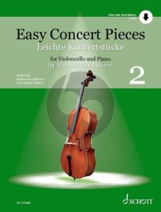 Easy Concert Pieces Vol.2 for Violoncello and Piano (Book with Audio online) (edited by Katharina Deserno and Rainer Mohrs)