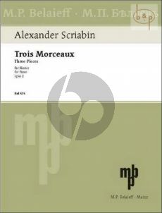 3 Morceaux Op.2