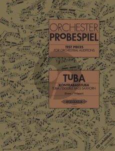 Orchester Probespiel für Tuba (Test Pieces for Orchestral Auditions for Tuba) (Mark Evans und Klemens Propper)