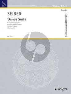 Seiber Dance Suite Vol.1 4 Recorders (SATB) (Score/Parts)