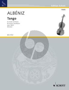 Albeniz Tango Op. 165 No. 2 Violin and Piano (Fritz Kreisler) (Grade 4)