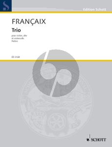 Francaix Trio C-major Violin-Violaand Violoncello (1933) (Parts)