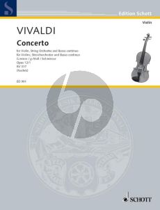 Vivaldi Konzert g-moll RV 317 Op.12 No.1 Violin-Strings-Bc) piano red.)