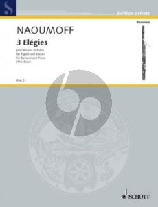 Naoumoff 3 Elegies for Bassoon and Piano (1988) (Catherine Marchese)