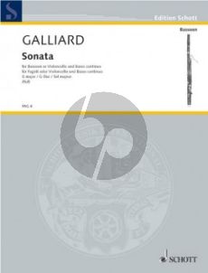 Galliard Sonate G-dur Fagott und Bc (Hugo Ruf)