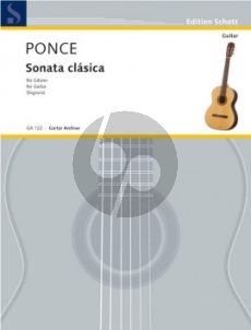 Ponce Sonate Classica Gitarre