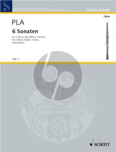 Pla 6 Sonatas (1770) (2 Oboes[Fl./Vi.])