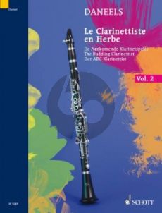 Daneels De Aankomende Klarinetspeler - The Budding Clarinettist Vol. 2 (Exercises for the second grade)