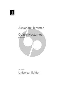 Tansman 4 Nocturnes (1952) (a Igor Strawinsky) Piano solo