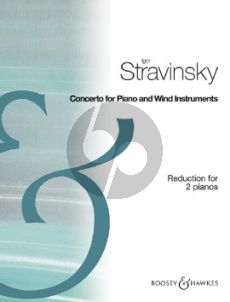 Strawinksy Concerto for Piano - Wind instruments Reduction for 2 Pianos by the composer