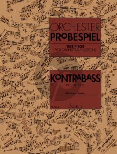 Orchester Probespiel Kontrabass (Fritz Massmann und Gerd Reinke)