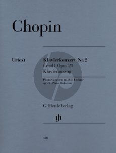 Chopin Konzert No.2 f-moll Op.21 Piano and Orchestra - Edition for 2 Piano's (edited by Ewald Zimmermann) (Henle-Urtext)