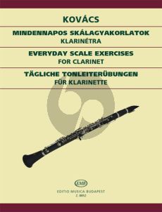 Kovacs Everyday Scale Exercises for Clarinet