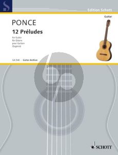 Ponce 12 Preludes Gitarre (Andres Segovia)