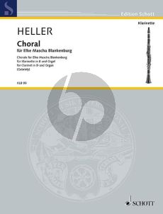 Heller Choral for Elke Mascha Blankenburg Clarinet[Bb] and Organ