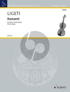 Ligeti  Konzert (1990/92) (Violine-Orch.) (Klavierauszug)