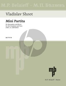 Shoot  Mini Partita for Alto Saxophone and Piano