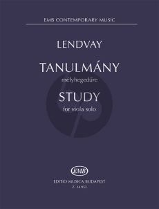 Lendvay Study for Viola solo