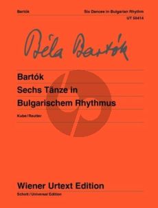 Bartok Sechs Tänze in Bulgarischem Rhythmus Klavier