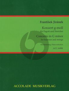 Jiranek Konzert g-moll Fagott-Streicher-Bc (KA) (ed. Guy Struber)