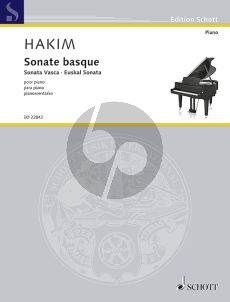 Hakim Sonate basque Piano solo