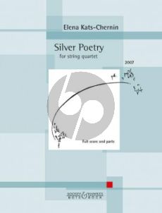 Kats-Chernin Silver Poetry for String Quartet (Score/Parts)