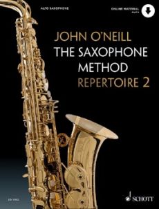 O'Neill The Saxophone Method Repertoire Book Vol.2 Alto Saxophone (Book with online material)