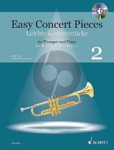 Easy Concert Pieces Vol.2 (19 Pieces from 5 Centuries) Trumpet-Piano (Bk-Cd) (edited by Kristin Thielemann)