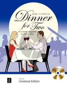 Cornick Dinner for Two for Piano 4 hands (5 Romantic arrangements) (Bk-Cd)