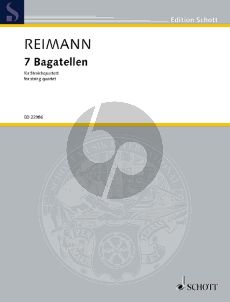 Reimann 7 Bagatellen for String Quartet (Score/Parts)