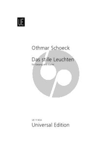 Schoeck Das stille Leuchten Op.60 Mittel Stimme und Klavier