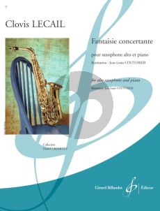 Lecail Fantaisie concertante Saxophone alto et Piano (intermediate level grade 6)