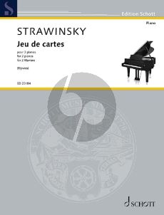 Strawinksy Jeux de Cartes pour 2 pianos (Transcription pour 2 pianos par Richard Rijnvos (2019) d’après la version originale pour orchestre (1936))