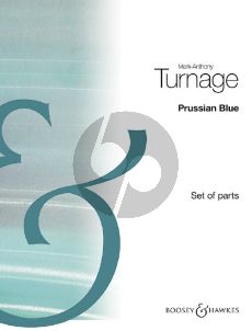 Turnage Prussian Blue Quintet for piano-violin-viola-cello-double bass Set of Parts (LET OP: Piano part included in score only)