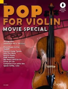 Pop for Violin - Movie Special 1 - 2 Violins (Book with Audio online) (edited by Michael Zlanabitnig)