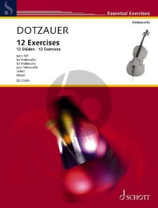 Dotzauer 12 Exercises Op. 107 Violoncello (Tobias Bonz)