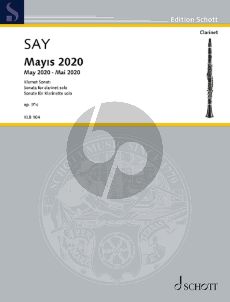 Say Mayıs 2020 Op. 91c Clarinet (Bb) solo (Sonata)