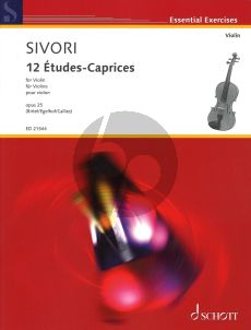 Sivori 12 Etudes-Caprices Op.25 for Violin (Birtel / Egelhof / Callies)