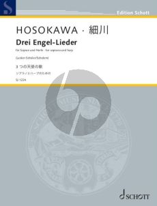 Hosokawa Drei Engel-Lieder for Soprano and Harp (Score)