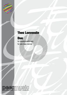 Loevendie Duo Bass Clarinet solo (1988)