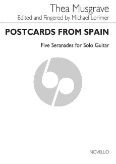 Musgrave Postcards from Spain for Guitar (5 Serenades) (edited by Michael Lorimer)