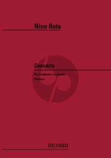 Rota Concerto for Trombone and Orchestra Fullscore