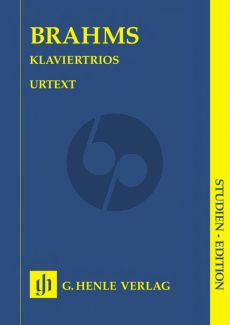 Brahms Klaviertrios Study Score (Ernst Herttrich) (Henle-Urtext)