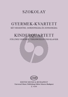 Szokolay CHILDRENS QUARTET SCORE/PARTS