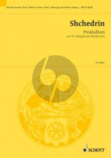 Shchedrin Praeludium zur Beethovens 9. Symphonie Studienpartitur