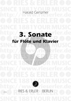 Genzmer Sonate No.3 GeWV 262 Flöte und Klavier (2003)